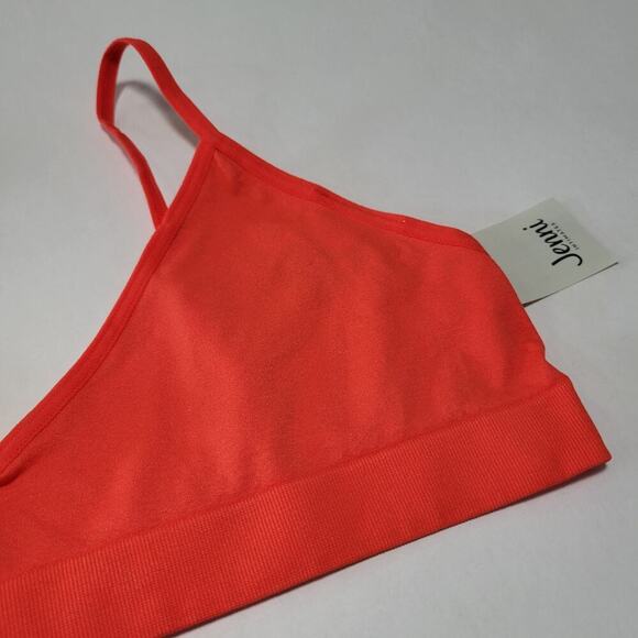 Jenni Intimates Light Support Bralette Papaya Punch Lounge PJ NWT Size Large - Picture 3 of 6